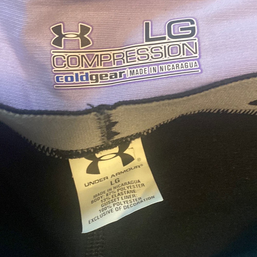 Under Armor Womens Cold Gear Compression Leggings size Large